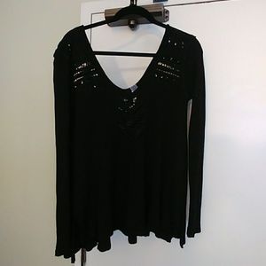 Free People black thermal